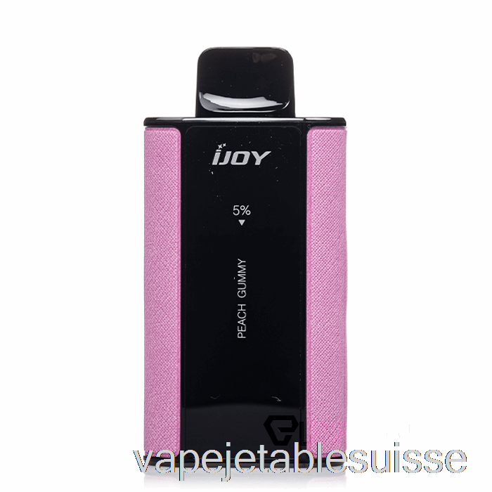 Vape Suisse Ijoy Capitaine 10000 Gomme à Pêche Jetable
